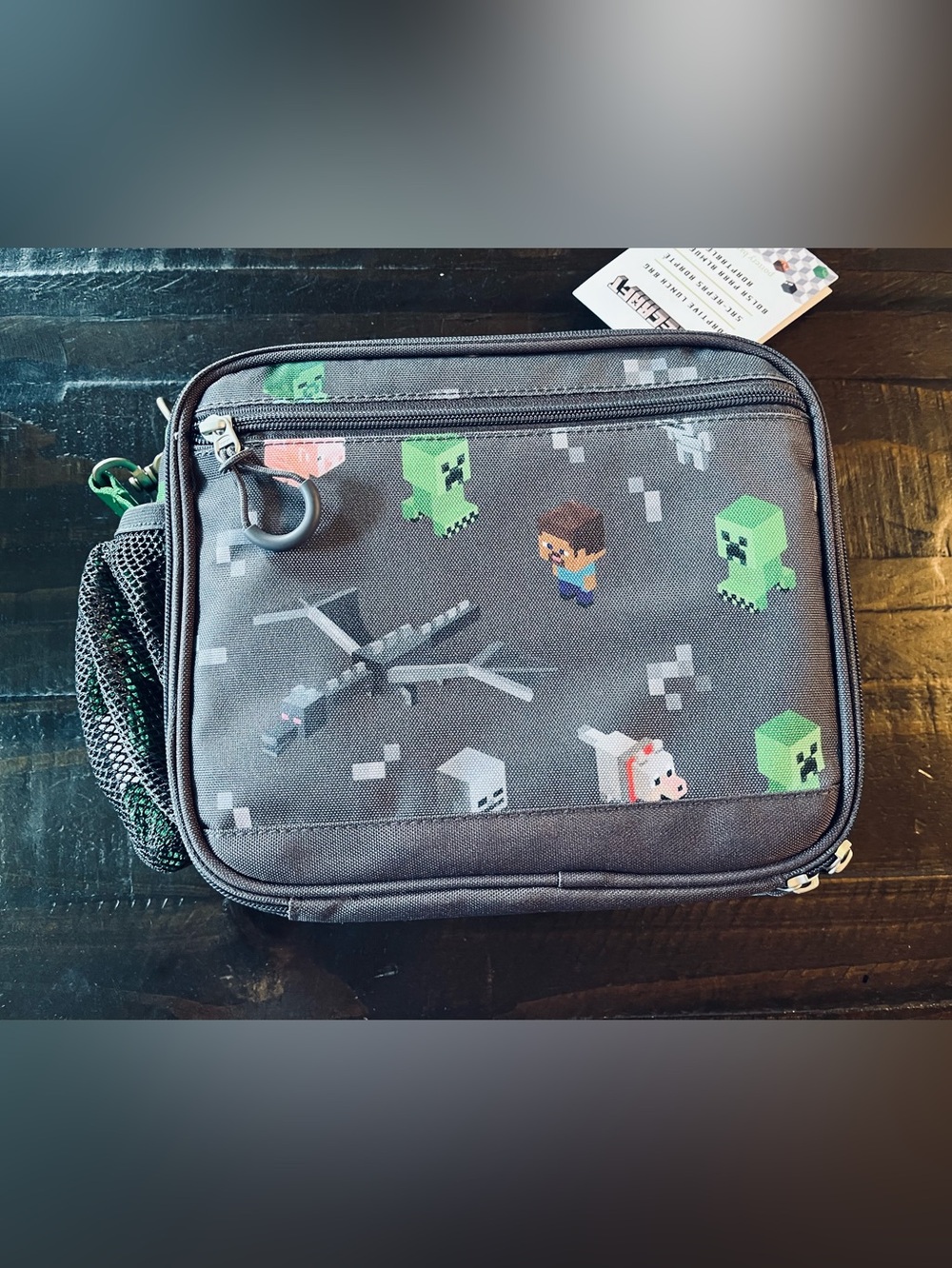 Pottery Barn “NEW”Mackenzie Minecraft Adaptive Lunch Box Pixel Character Print
